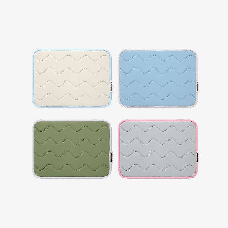 Tapis rafraîchissant à mémoire de forme - Kaki