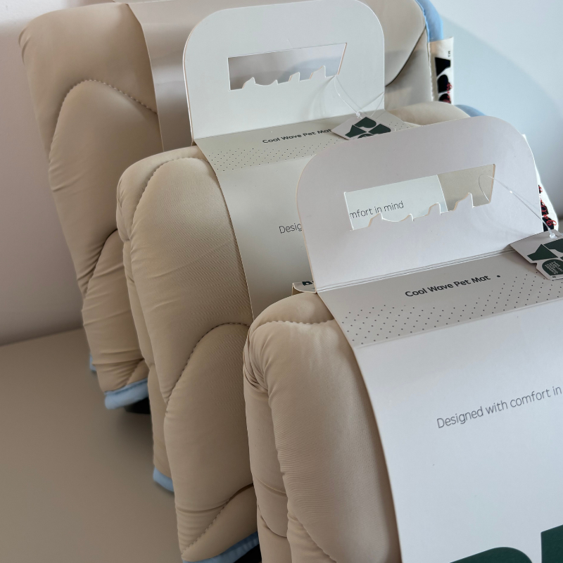 Tapis rafraîchissant à mémoire de forme - Beige