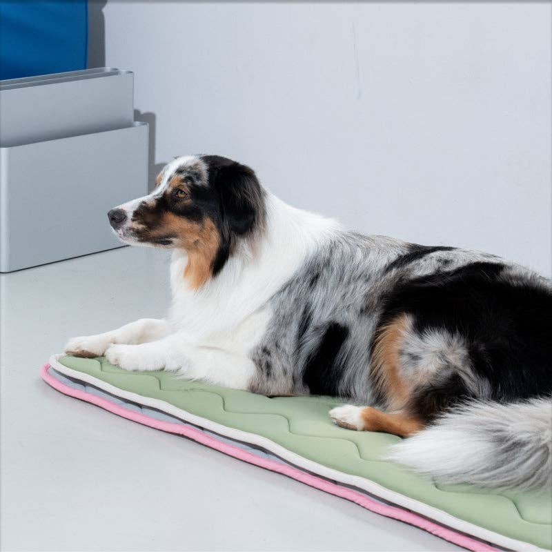 Tapis rafraîchissant à mémoire de forme - Kaki