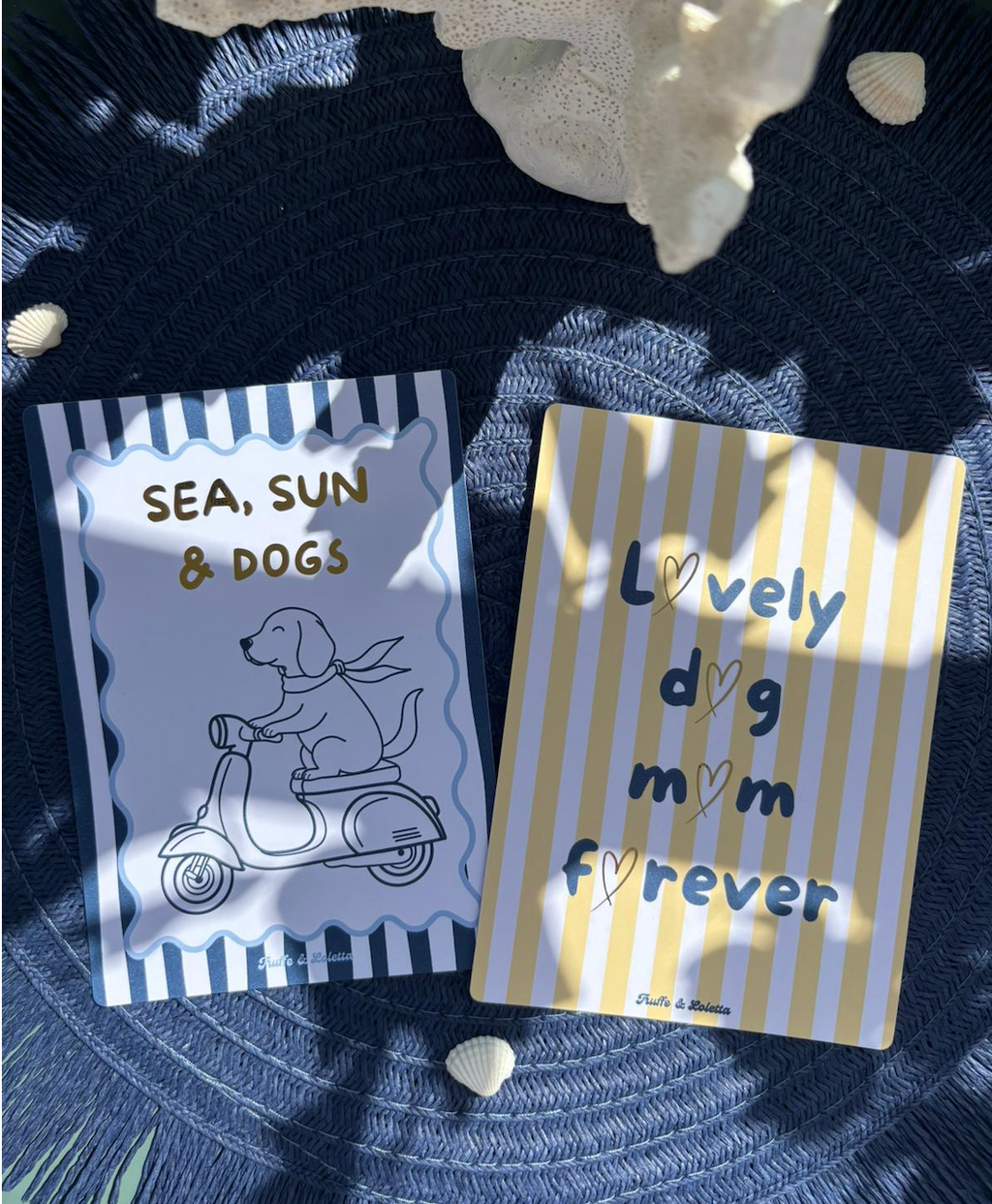 Lovely Dog Mom Forever – Carte scintillante à collectionner