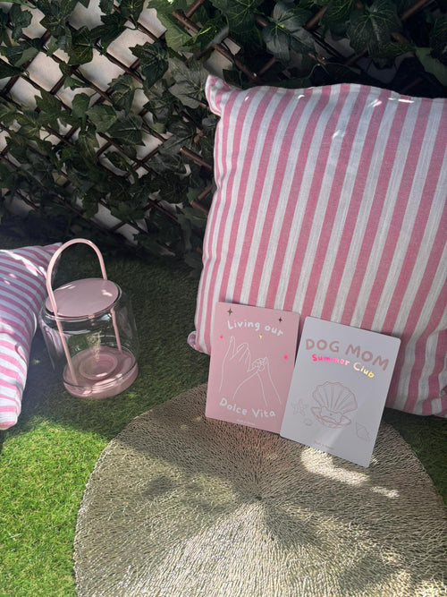 Dog mom Summer club – Carte scintillante à collectionner